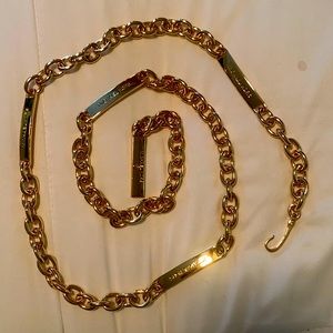 Michael Kors chain belt